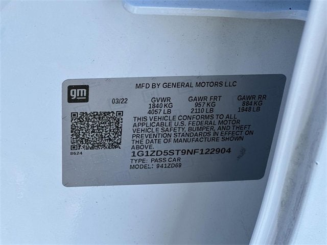 2022 Chevrolet Malibu LT