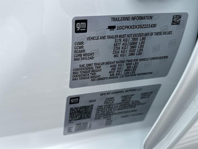 2025 Chevrolet Silverado 1500 LT (2FL)