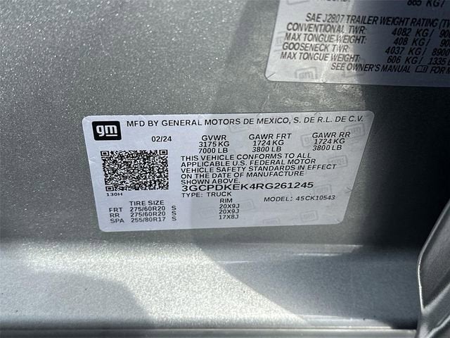 2024 Chevrolet Silverado 1500 LT (2FL)