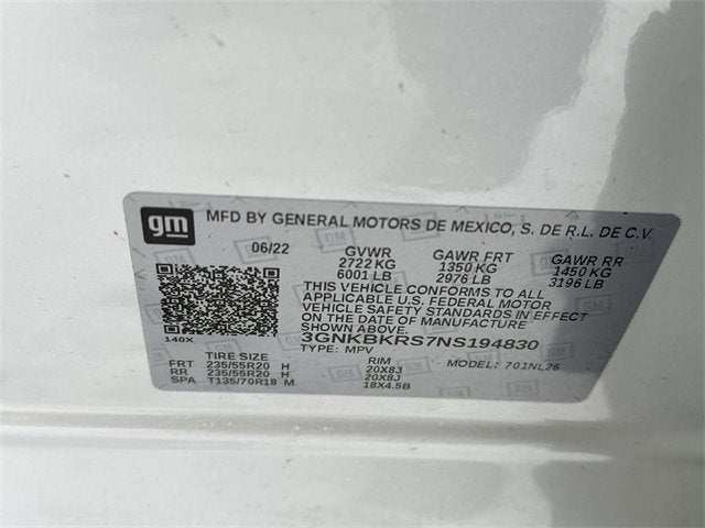 2022 Chevrolet Blazer RS