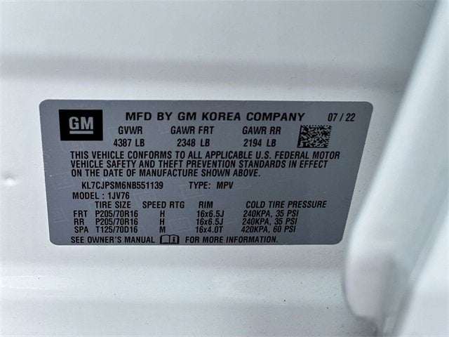 2022 Chevrolet Trax LT