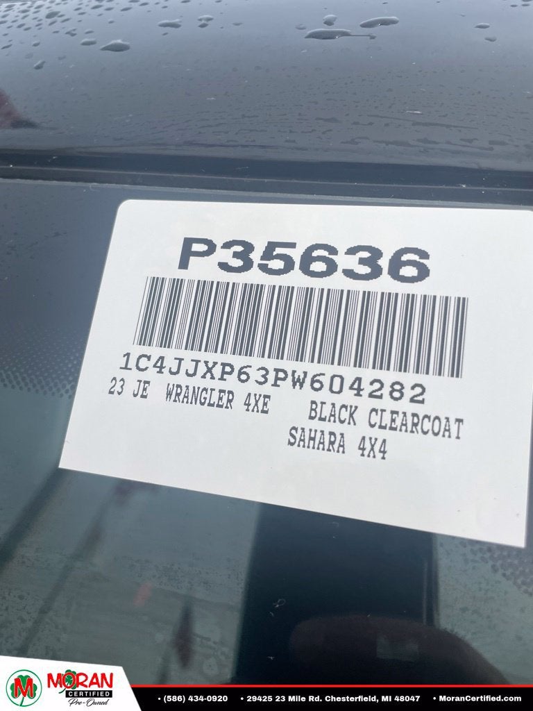 2023 Jeep Wrangler 4xe Sahara