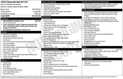 2023 Chevrolet Bolt EV 2LT