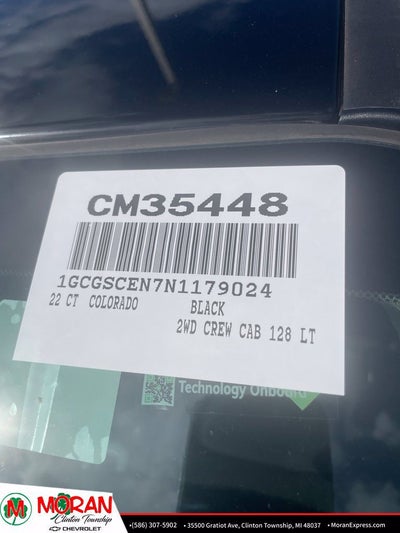 2022 Chevrolet Colorado 2WD LT