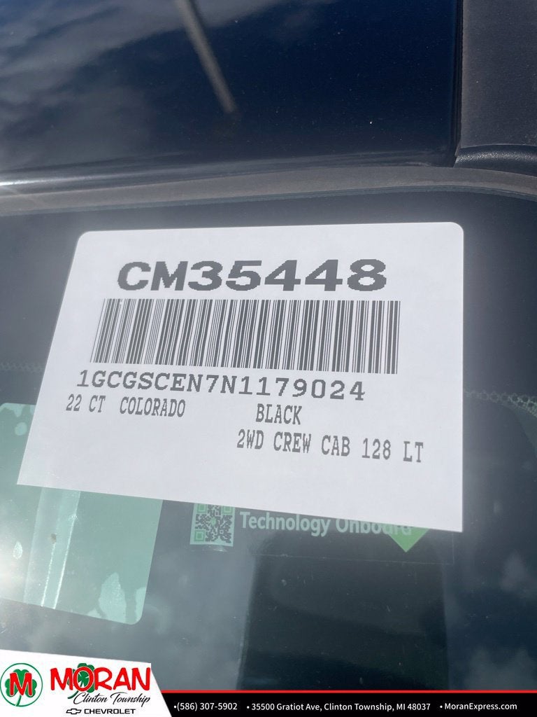 2022 Chevrolet Colorado 2WD LT