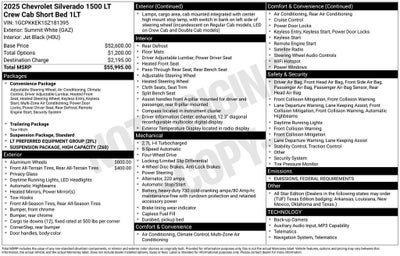 2025 Chevrolet Silverado 1500 LT (2FL)