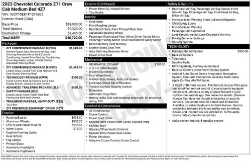 2023 Chevrolet Colorado Z71