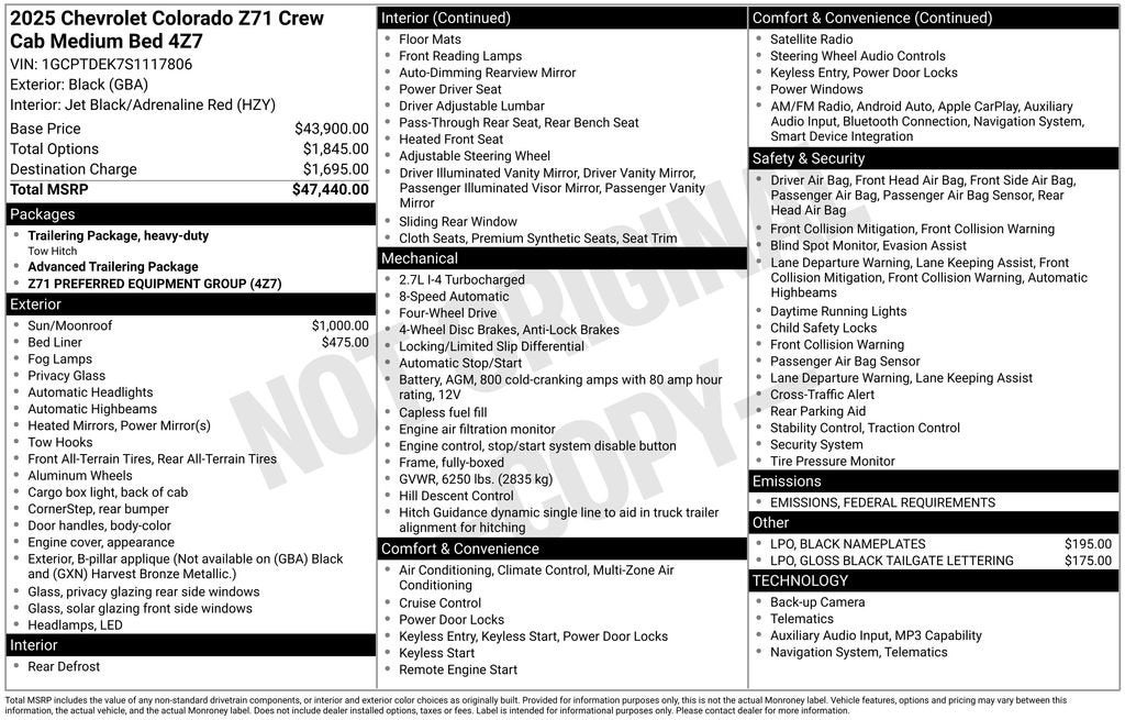 2025 Chevrolet Colorado Z71