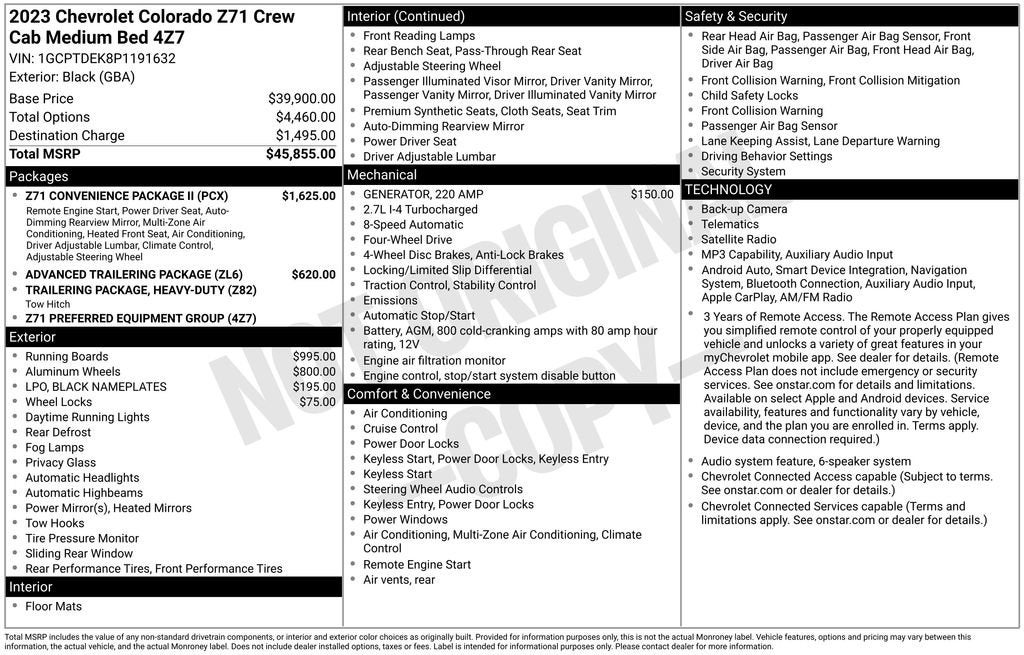 2023 Chevrolet Colorado 4WD Z71
