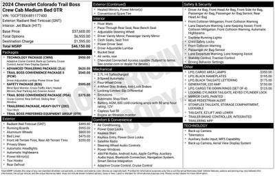 2024 Chevrolet Colorado Trail Boss