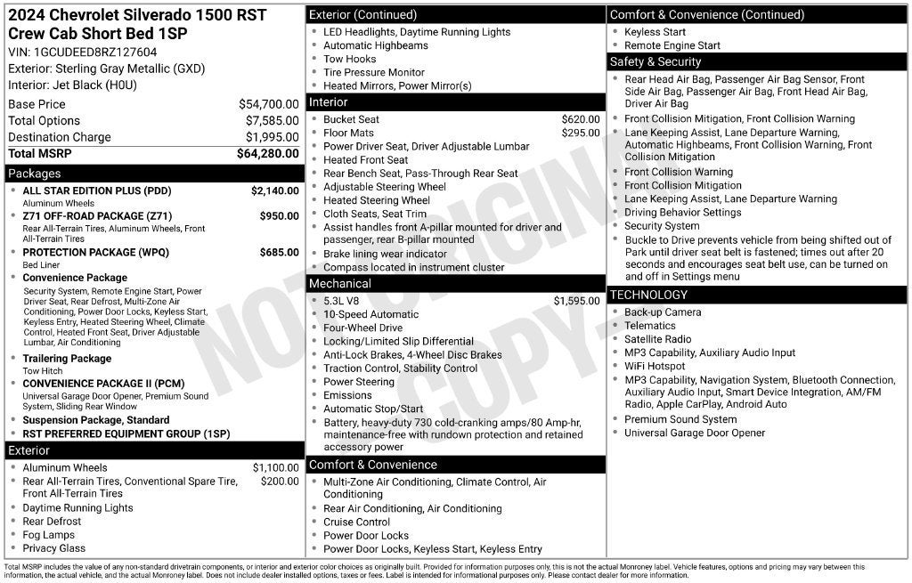 2024 Chevrolet Silverado 1500 RST