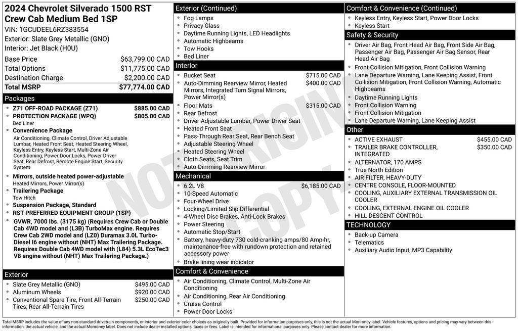 2024 Chevrolet Silverado 1500 RST