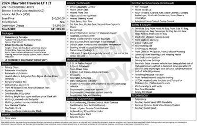 2024 Chevrolet Traverse LT
