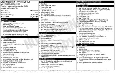 2024 Chevrolet Traverse LT