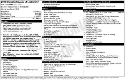 2023 Chevrolet Traverse LT Leather