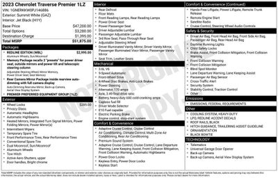 2023 Chevrolet Traverse Premier