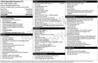 2024 Chevrolet Traverse Z71