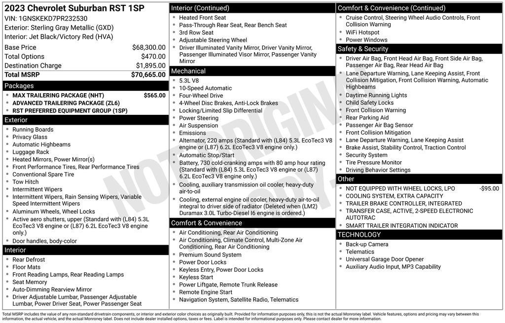 2023 Chevrolet Suburban RST