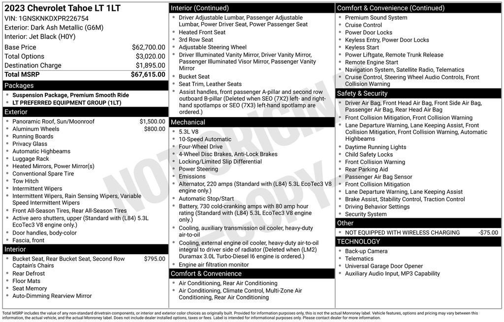 2023 Chevrolet Tahoe LT
