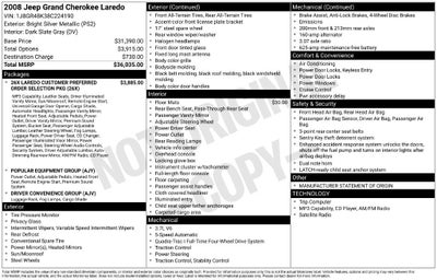 2008 Jeep Grand Cherokee Laredo