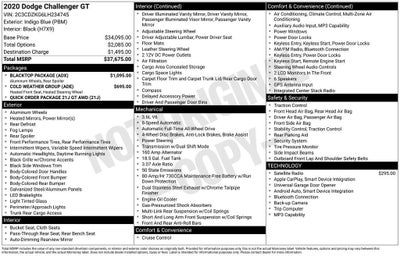 2020 Dodge Challenger GT AWD