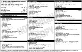 2014 Chrysler Town &amp; Country Touring
