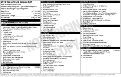 2015 Dodge Grand Caravan SXT
