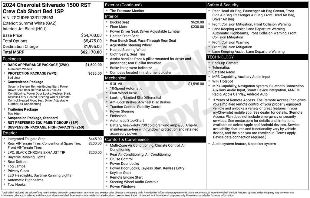 2024 Chevrolet Silverado 1500 RST