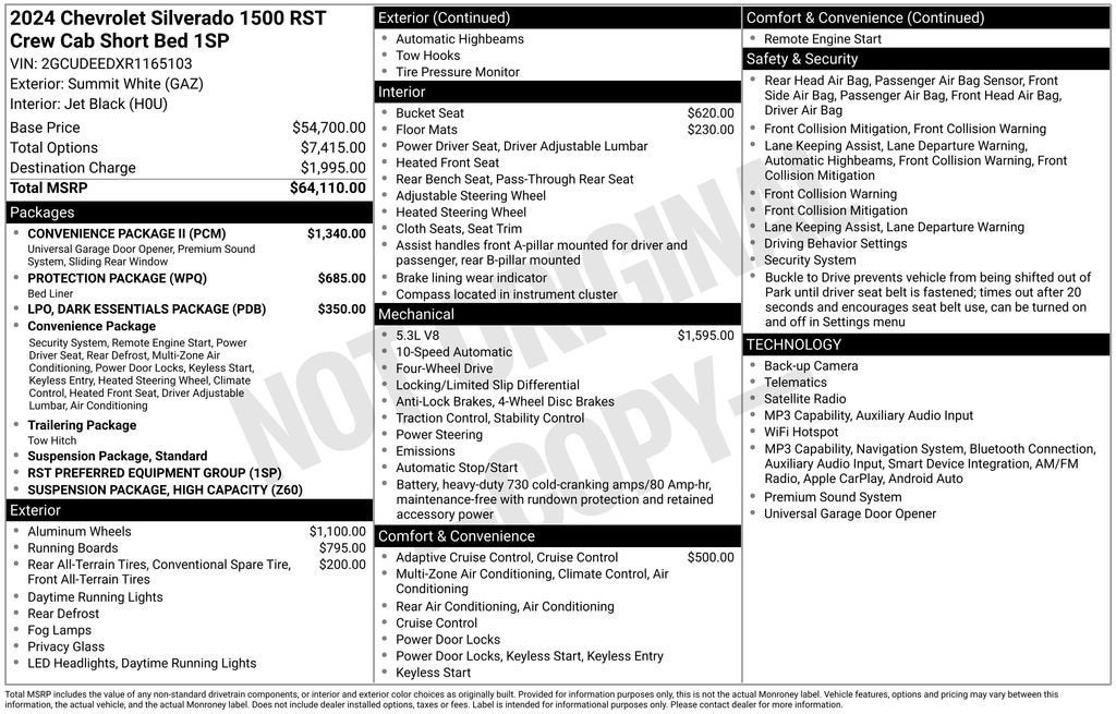 2024 Chevrolet Silverado 1500 RST