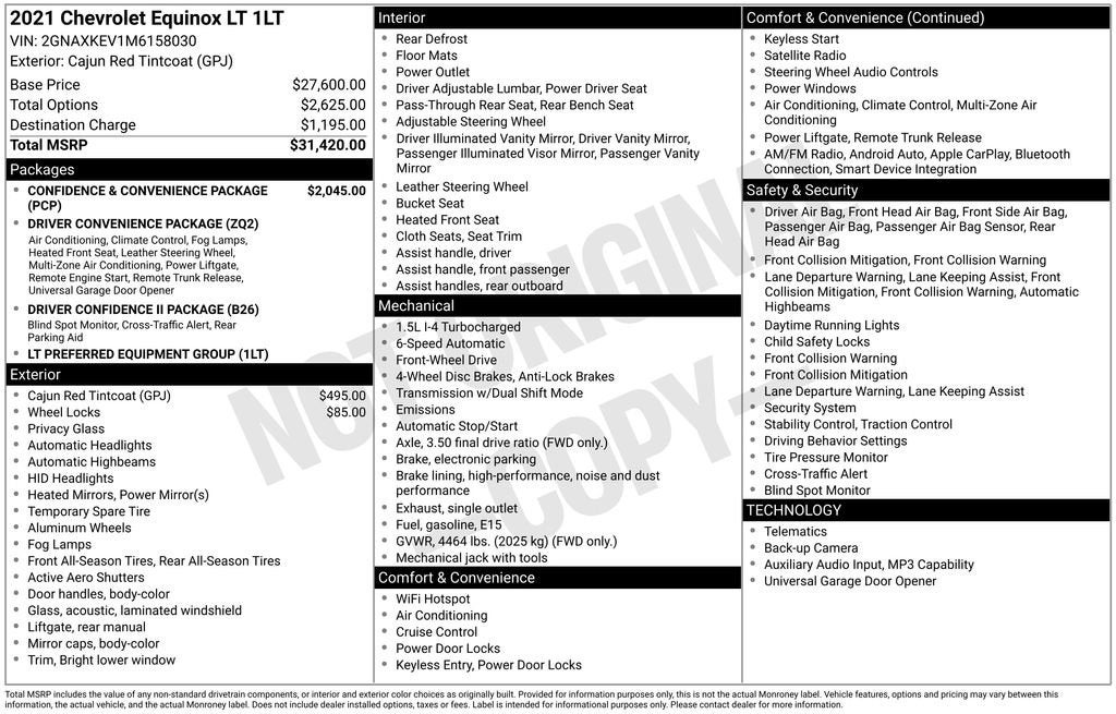 2021 Chevrolet Equinox LT
