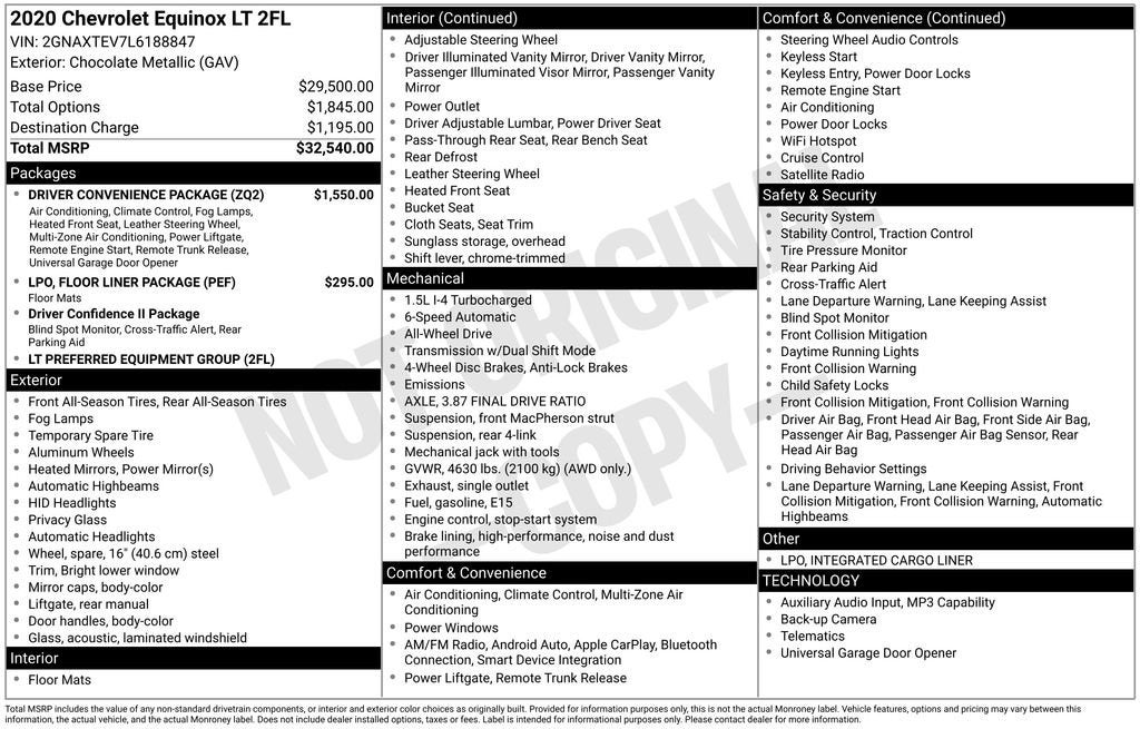2020 Chevrolet Equinox LT