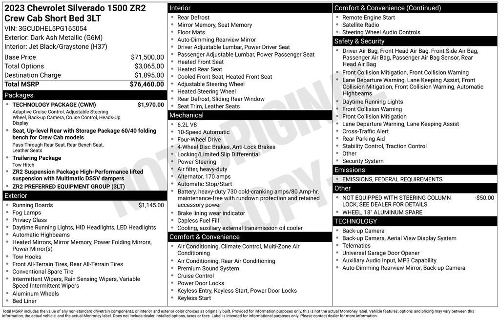 2023 Chevrolet Silverado 1500 ZR2