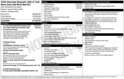 2025 Chevrolet Silverado 1500 LT Trail Boss