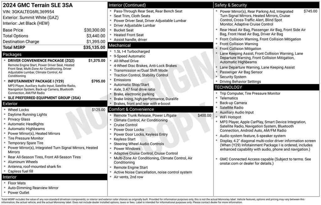 2024 GMC Terrain SLE