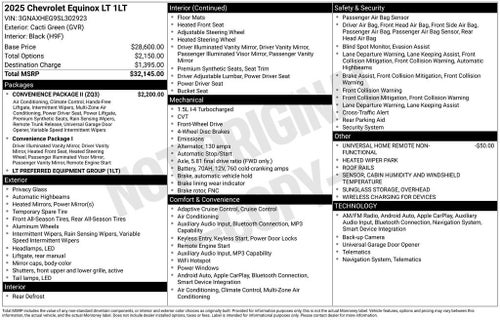 2025 Chevrolet Equinox LT