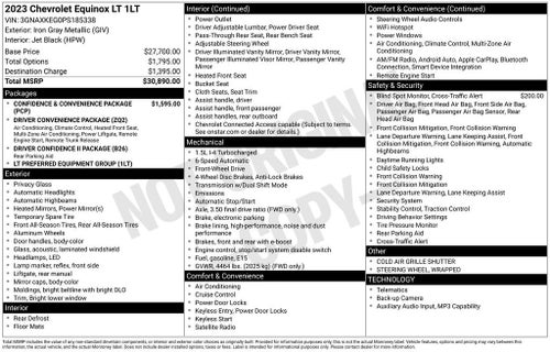 2023 Chevrolet Equinox LT