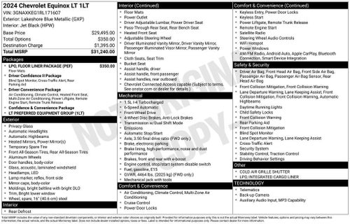 2024 Chevrolet Equinox LT