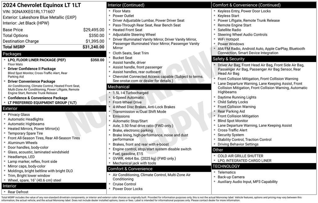 2024 Chevrolet Equinox LT