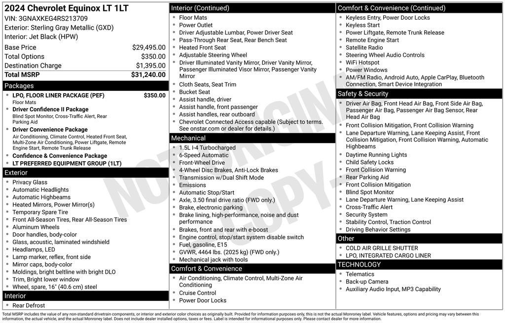 2024 Chevrolet Equinox LT