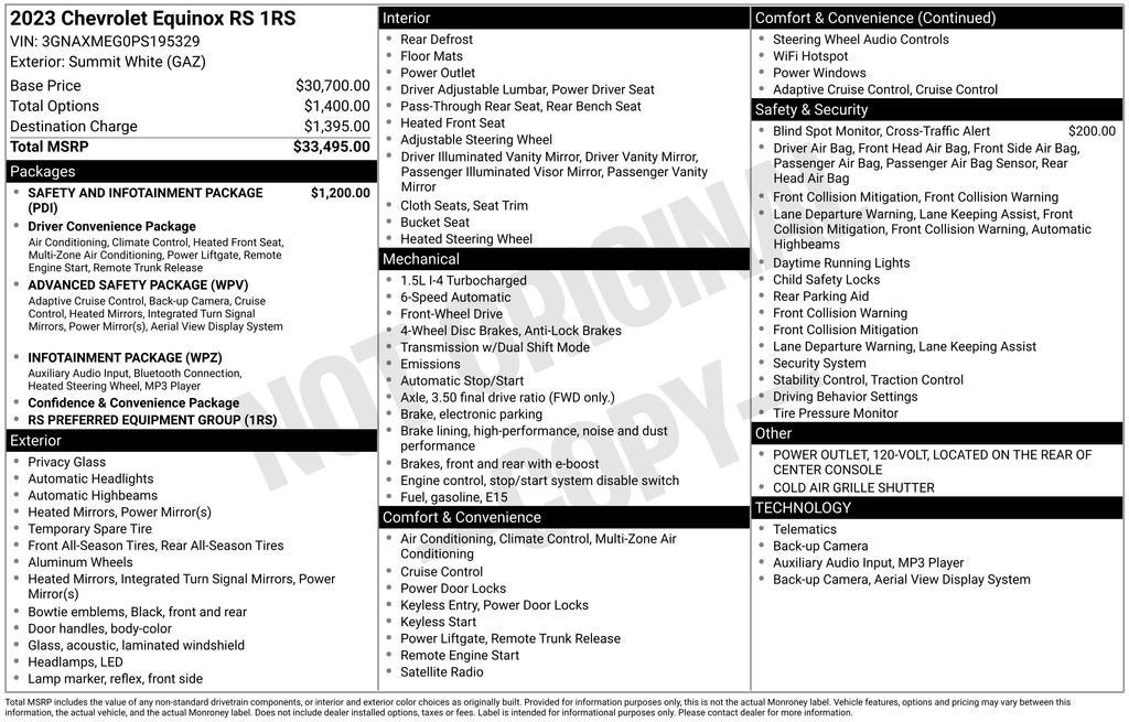 2023 Chevrolet Equinox RS