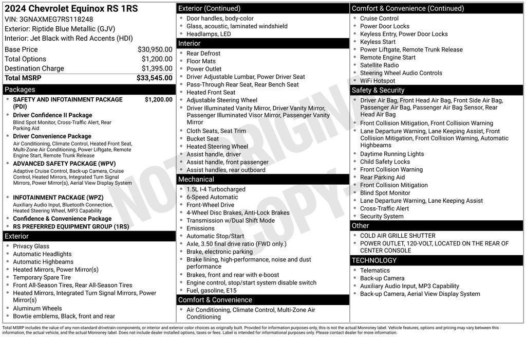 2024 Chevrolet Equinox RS
