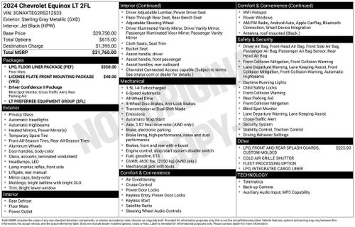 2024 Chevrolet Equinox LT