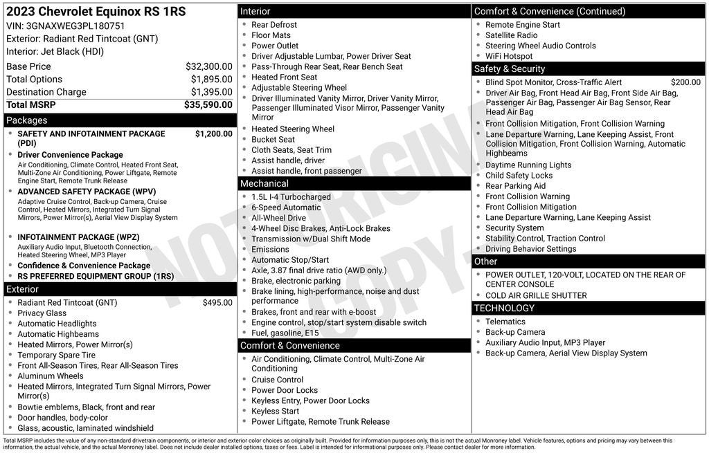 2023 Chevrolet Equinox RS