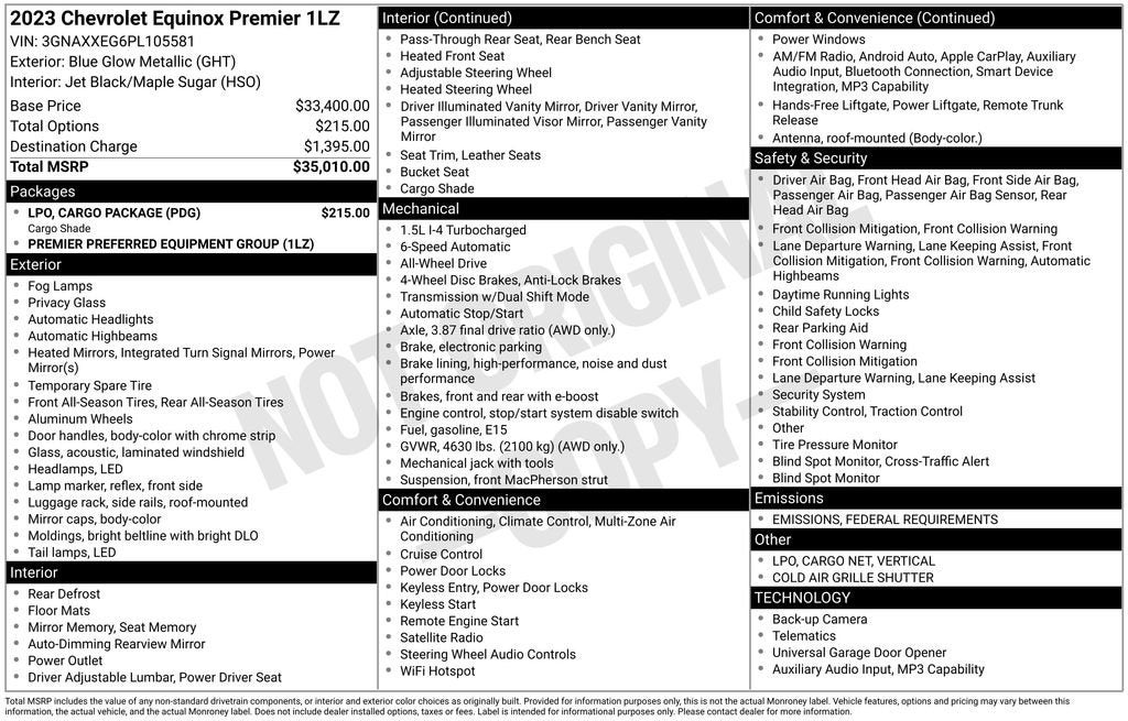 2023 Chevrolet Equinox Premier