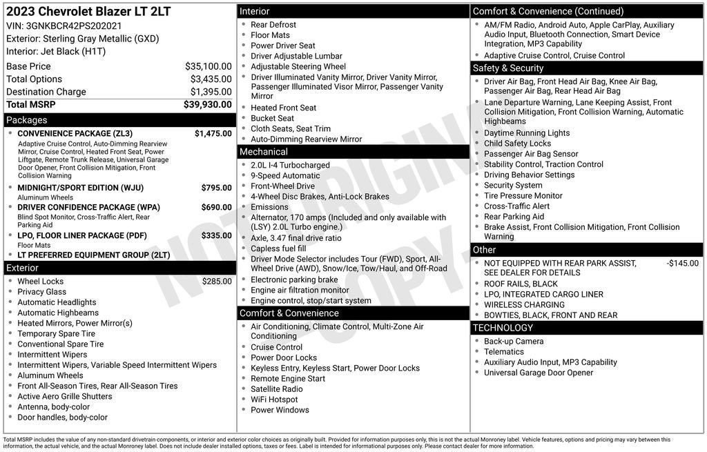 2023 Chevrolet Blazer 2LT