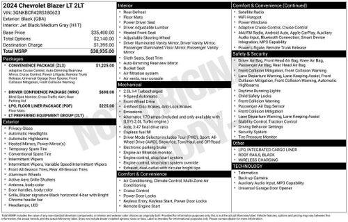 2024 Chevrolet Blazer 2LT