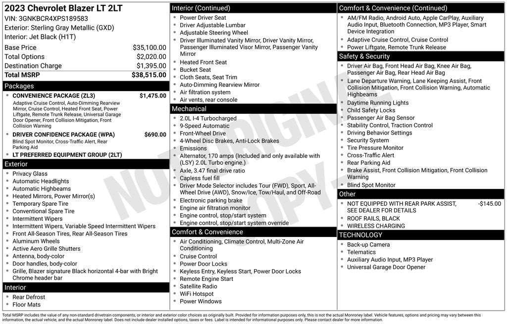 2023 Chevrolet Blazer 2LT