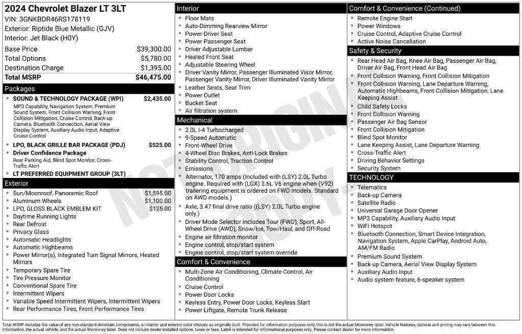 2024 Chevrolet Blazer 3LT