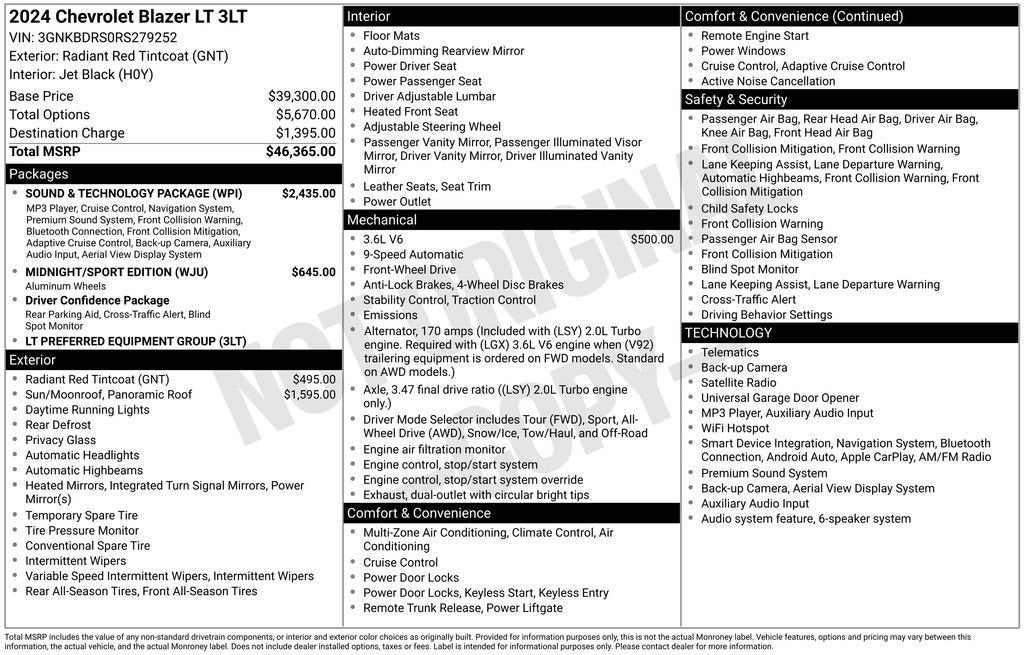 2024 Chevrolet Blazer 3LT