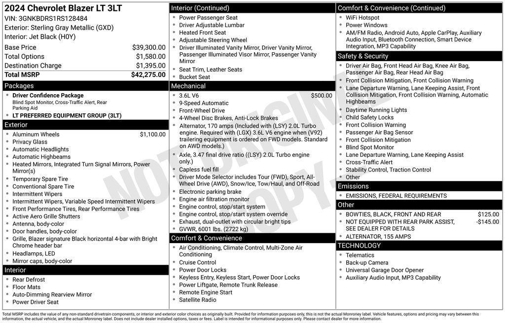 2024 Chevrolet Blazer 3LT